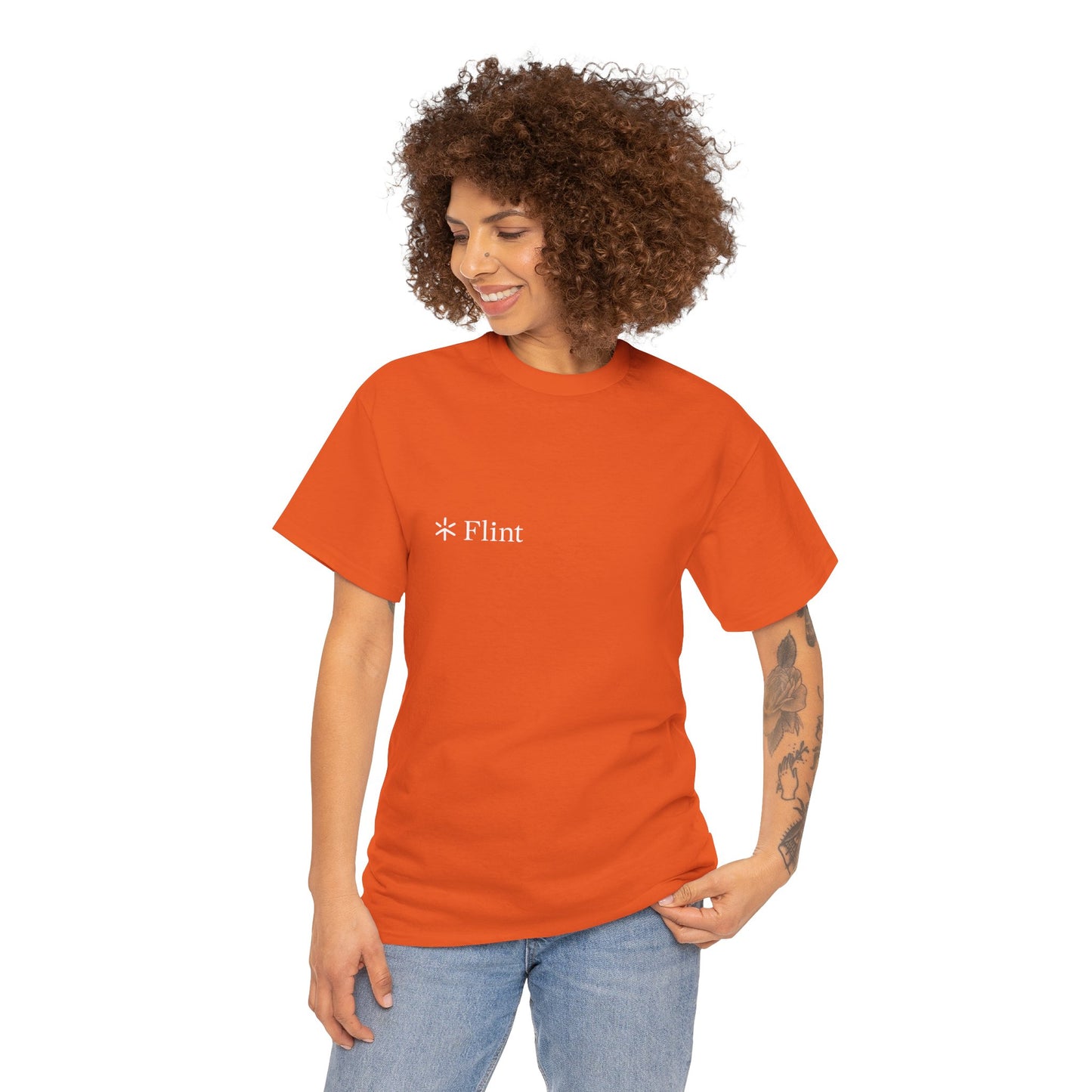 Flint Logo Unisex Heavy Cotton Tee