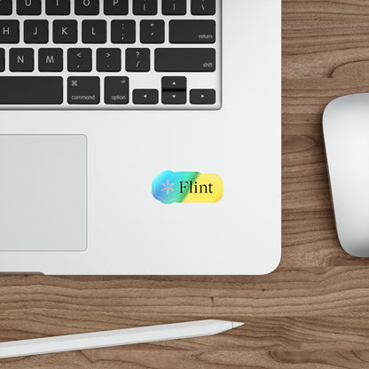 Holographic Flint Logo Sticker