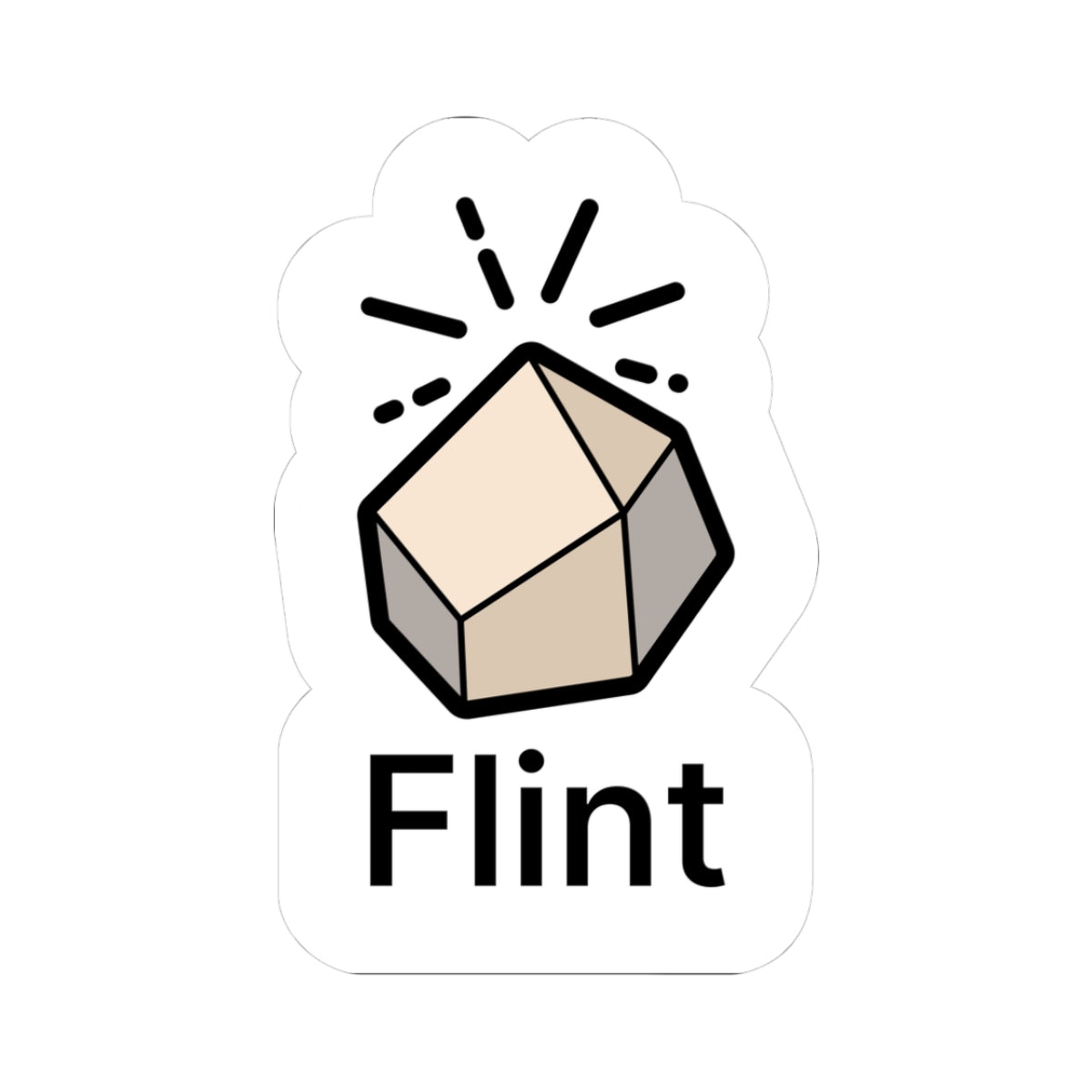Flint Logo Sticker